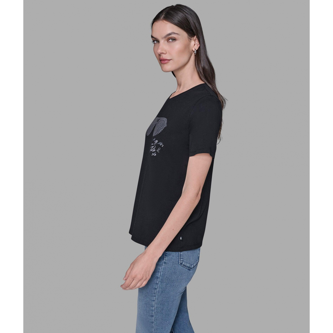 'Sequin Sunglasses Tee' pour Femmes