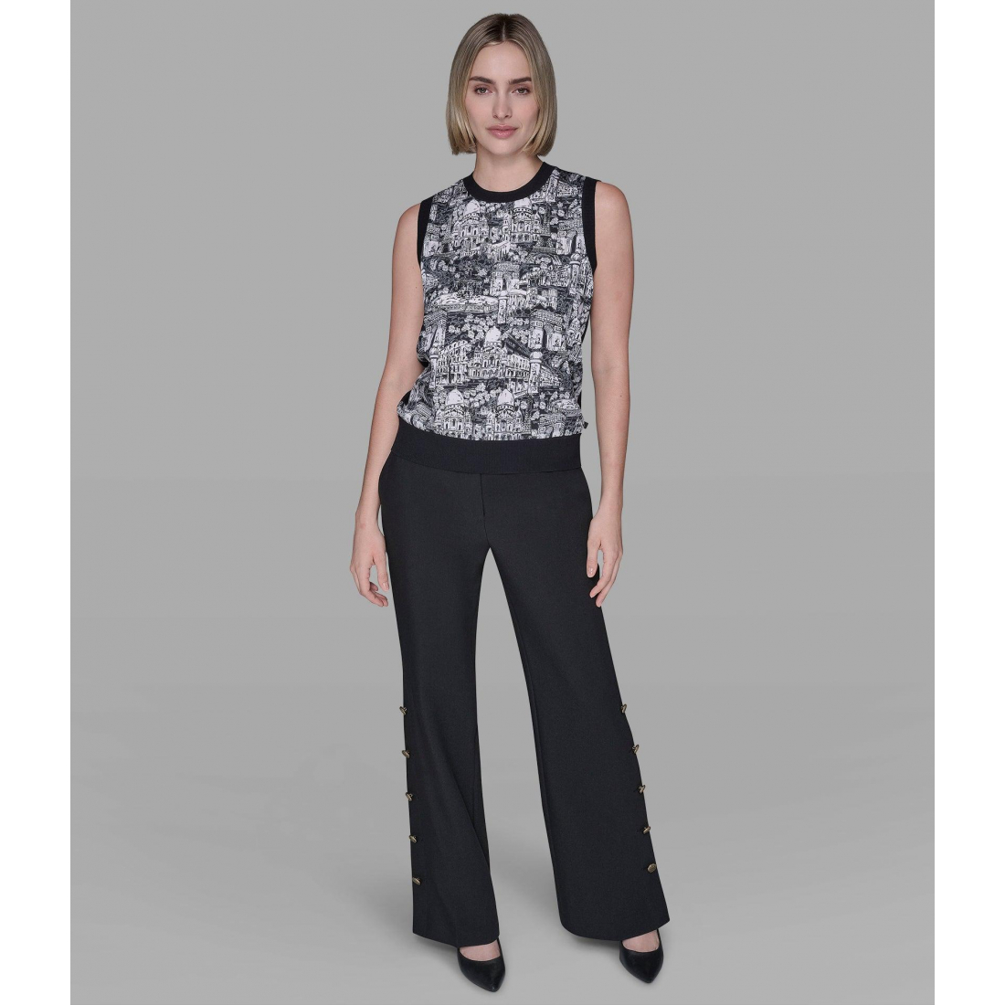 'Sleeveless Shell Top' für Damen