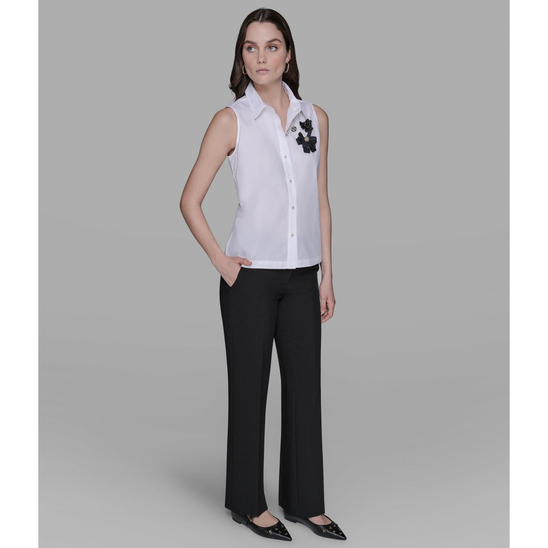 'Sleeveless Woven Top' für Damen