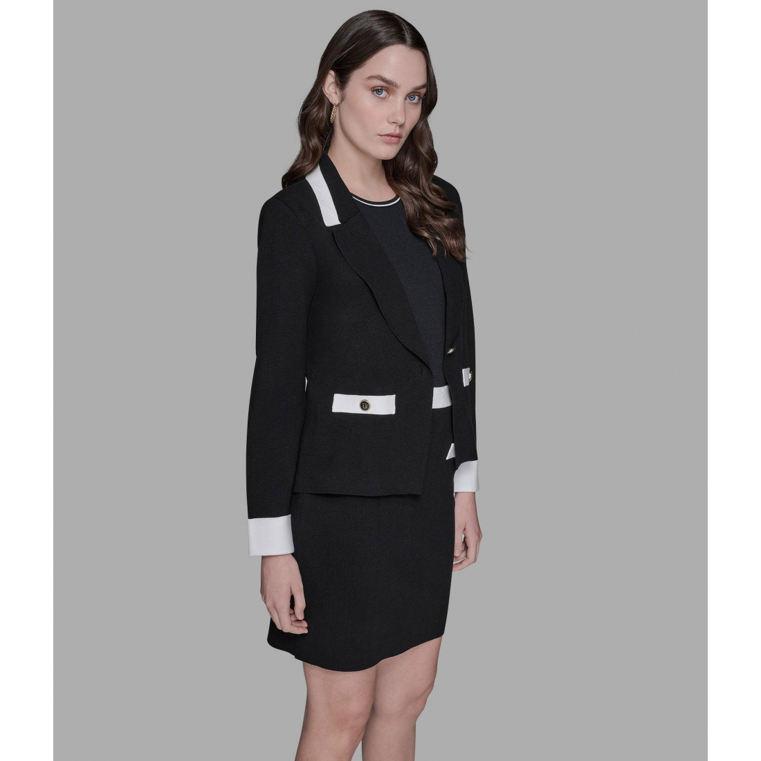 Women's 'Long Sleeve Knit Blazer'