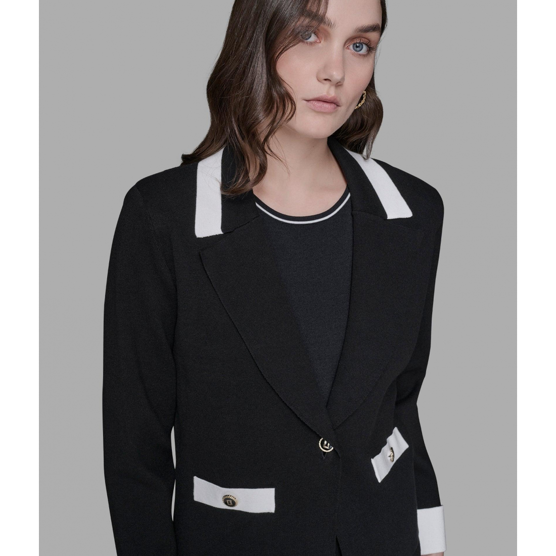 Women's 'Long Sleeve Knit Blazer'