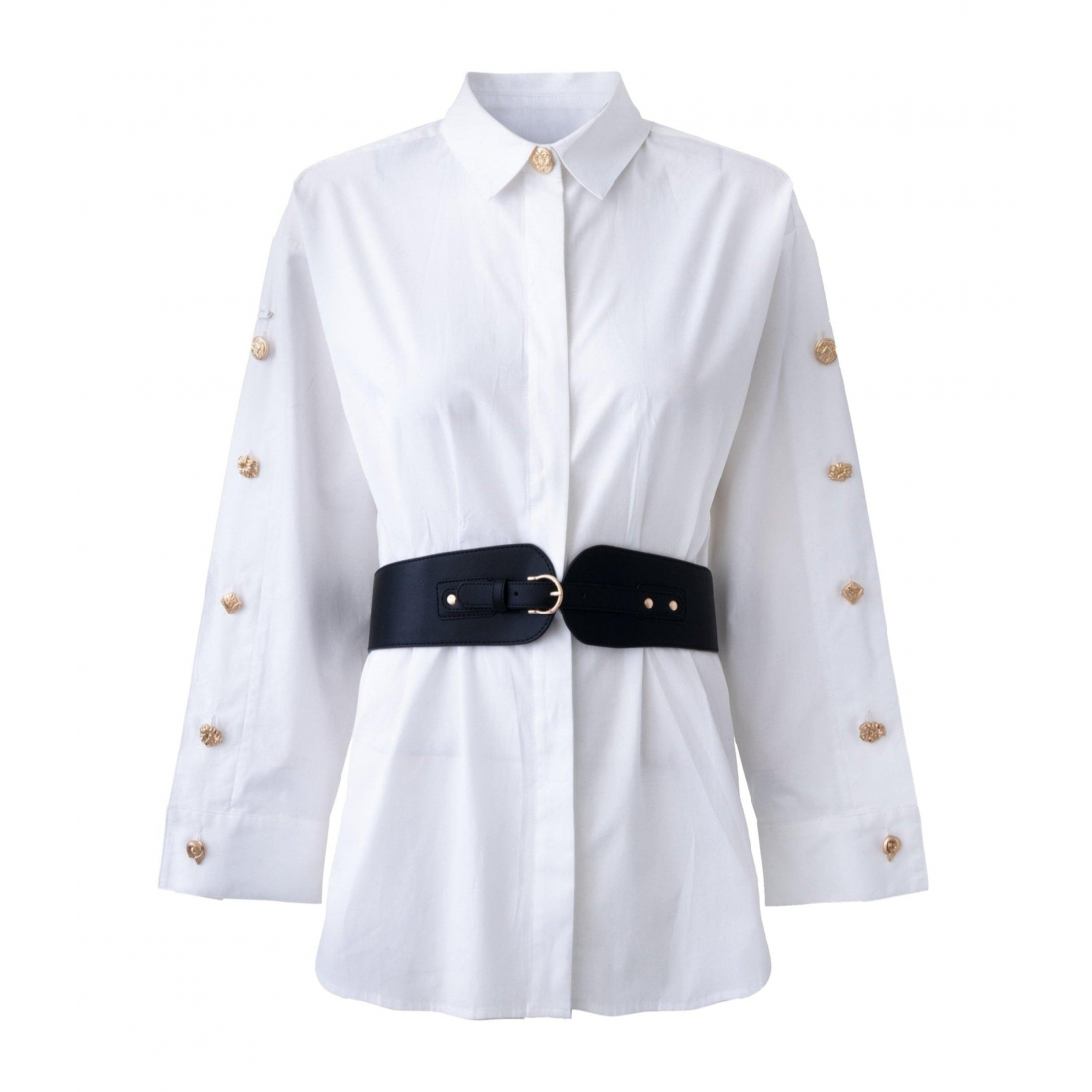 Women's 'Belted Poplin Shirt'