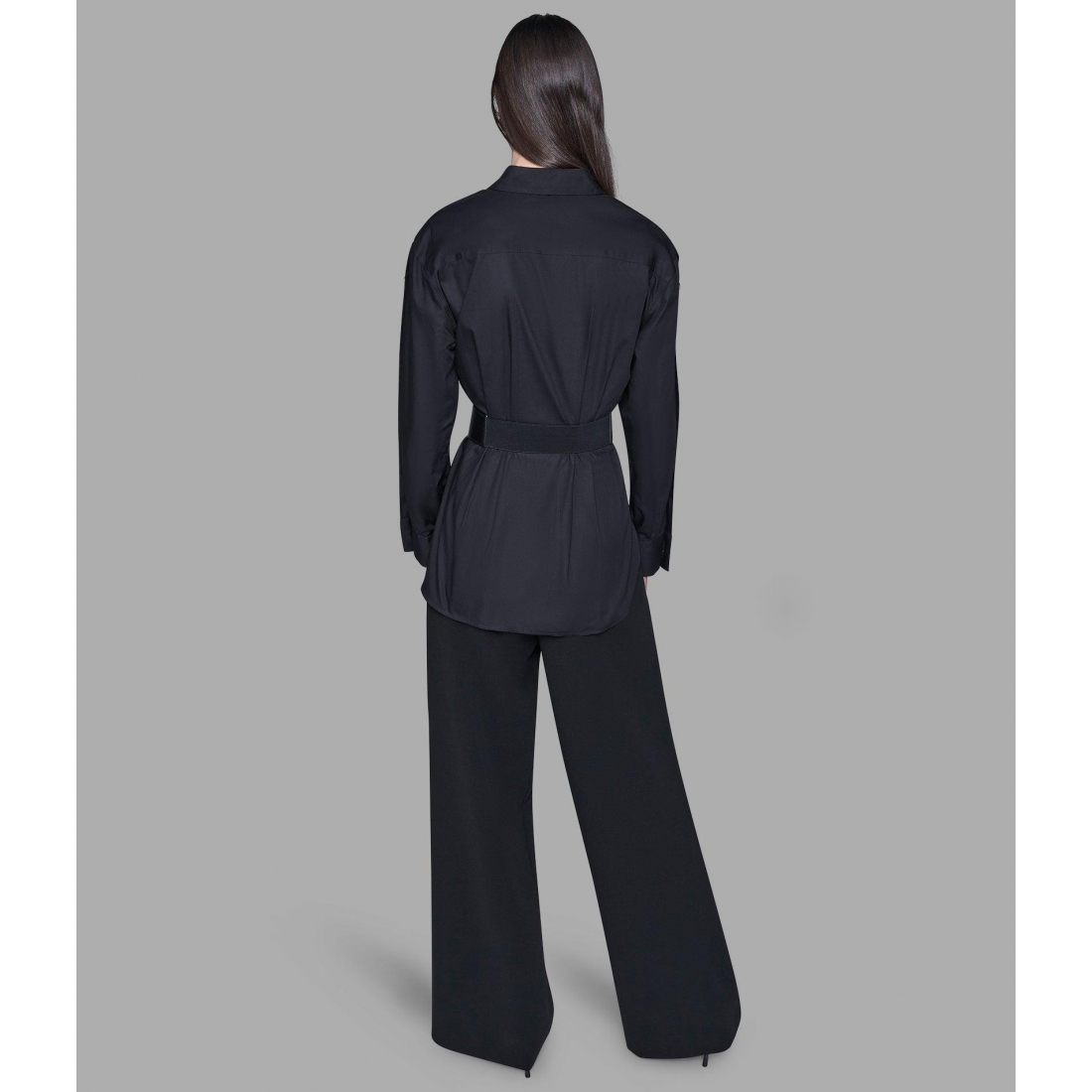 Women's 'Belted Poplin Shirt'