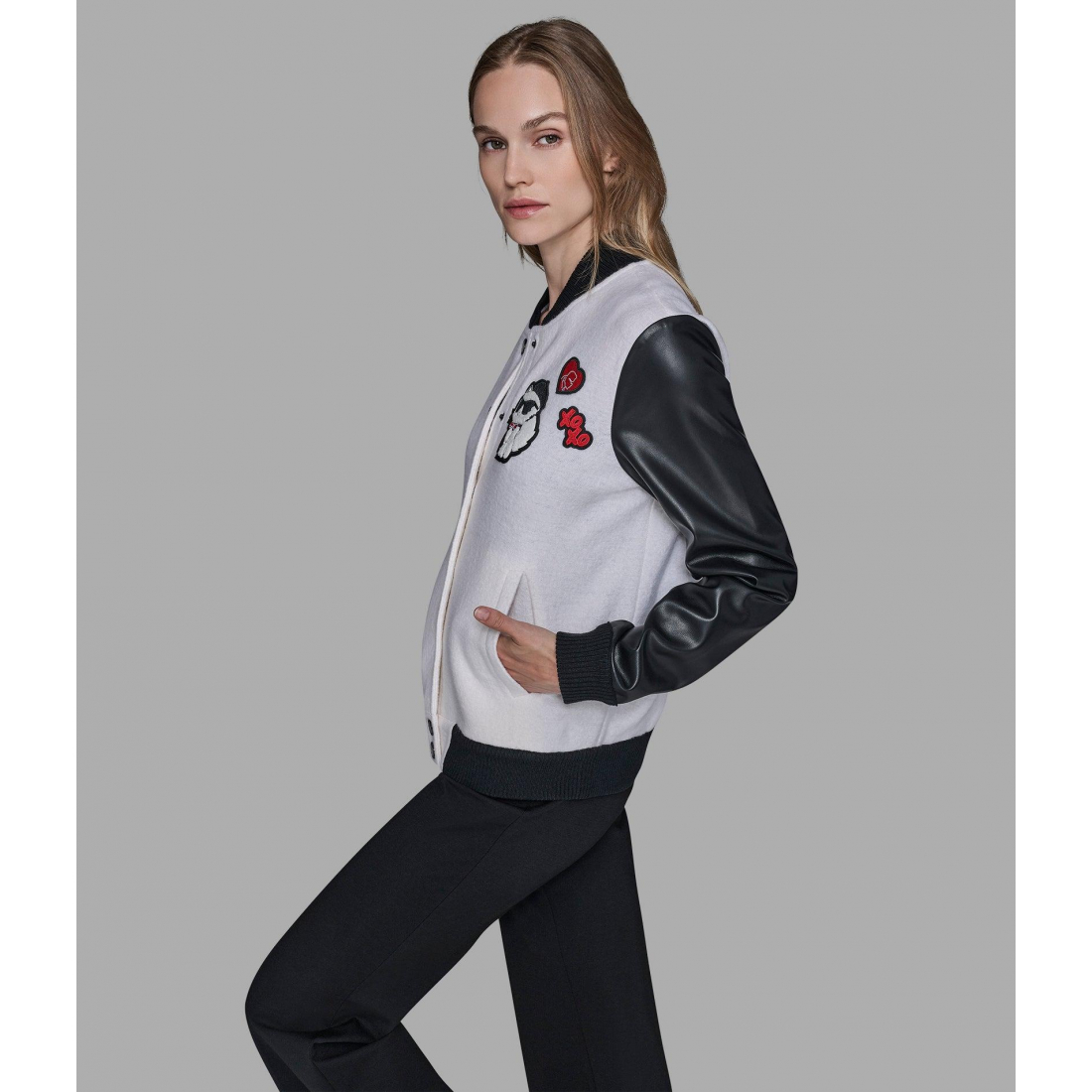 'Choupette Varsity Jacket' pour Femmes