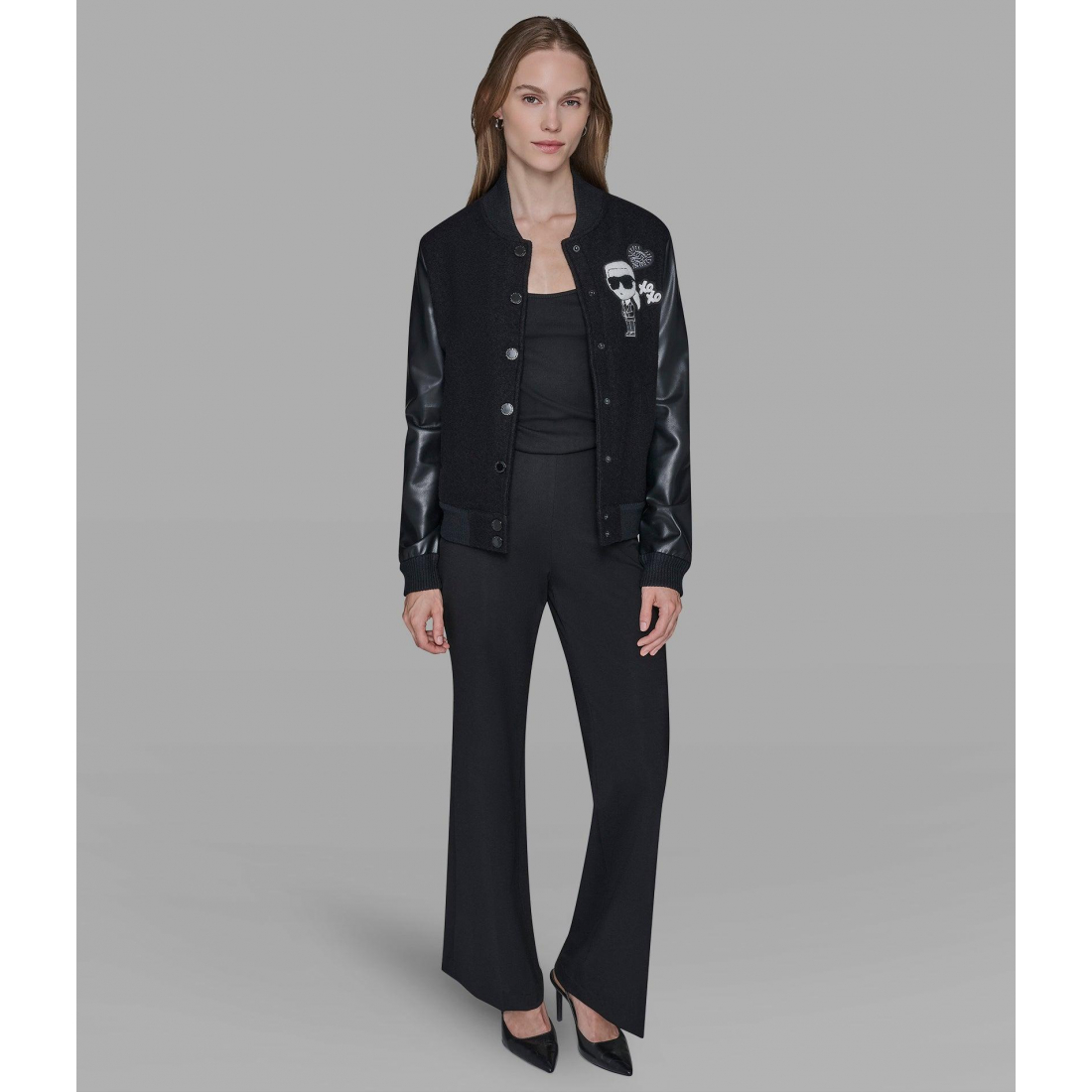 'Karl Varsity Jacket' pour Femmes