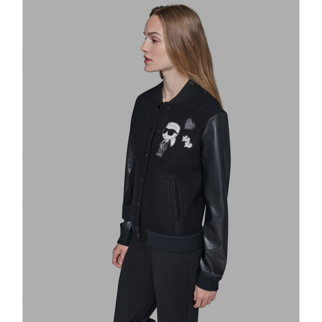 'Karl Varsity Jacket' pour Femmes