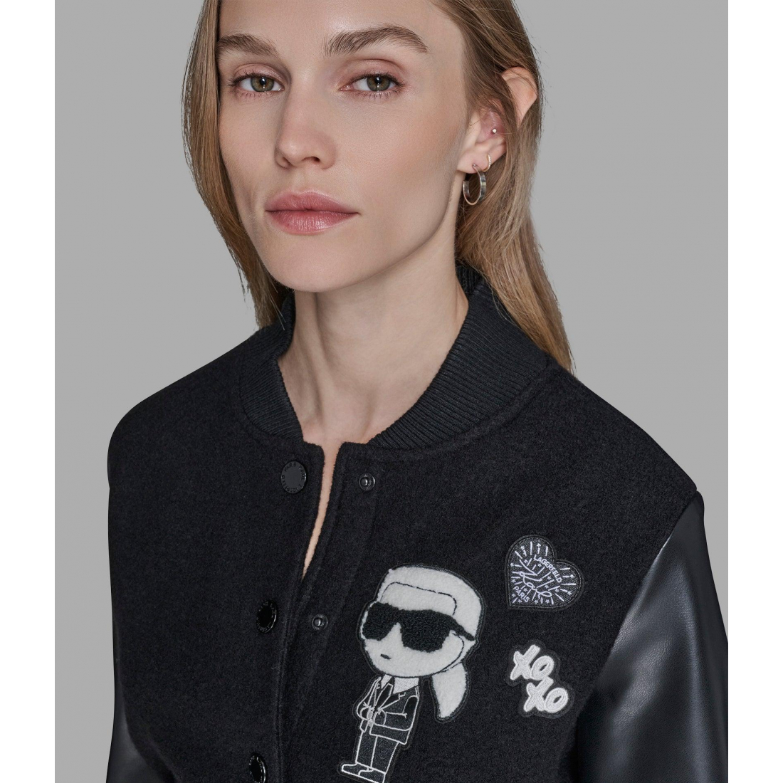 'Karl Varsity Jacket' pour Femmes