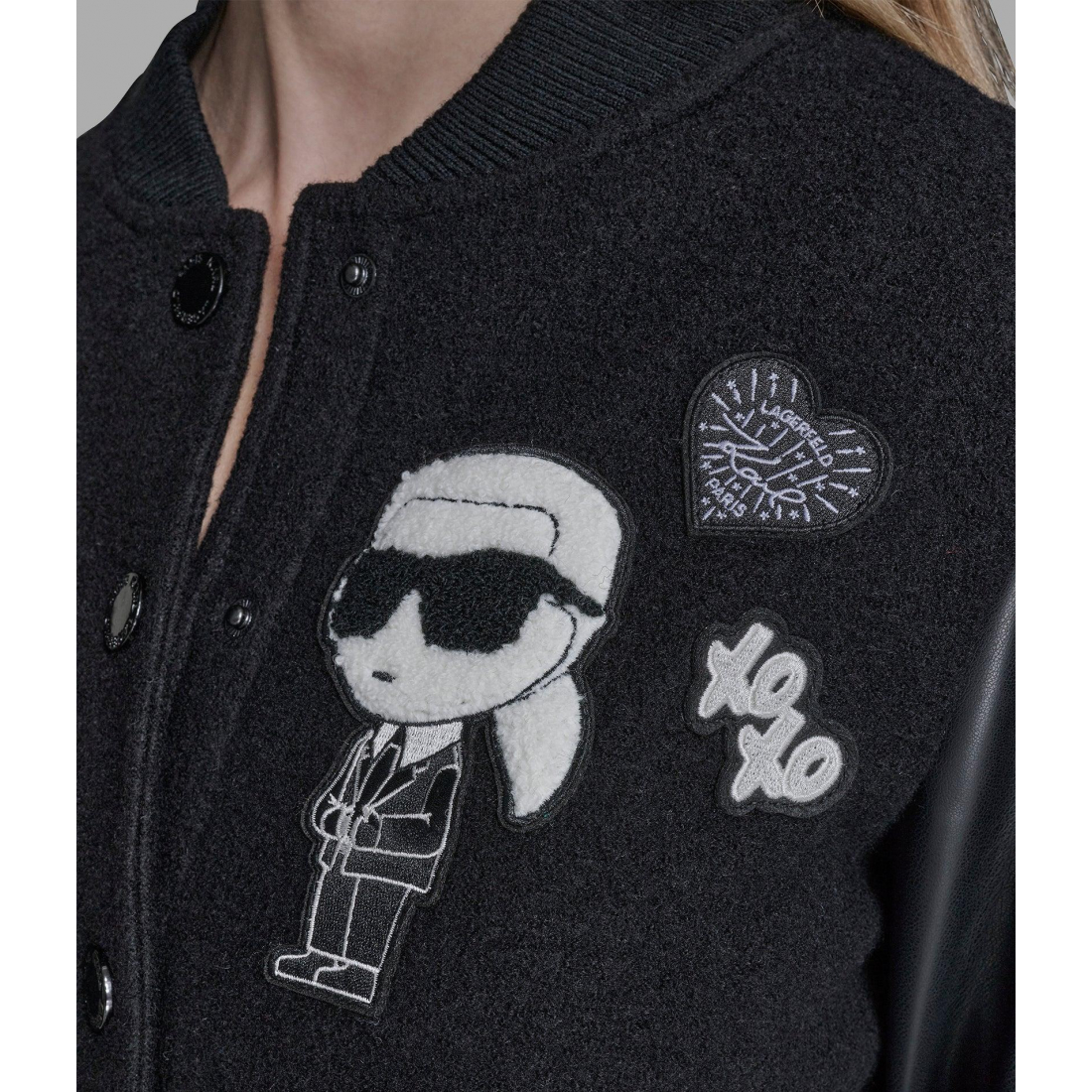 'Karl Varsity Jacket' pour Femmes