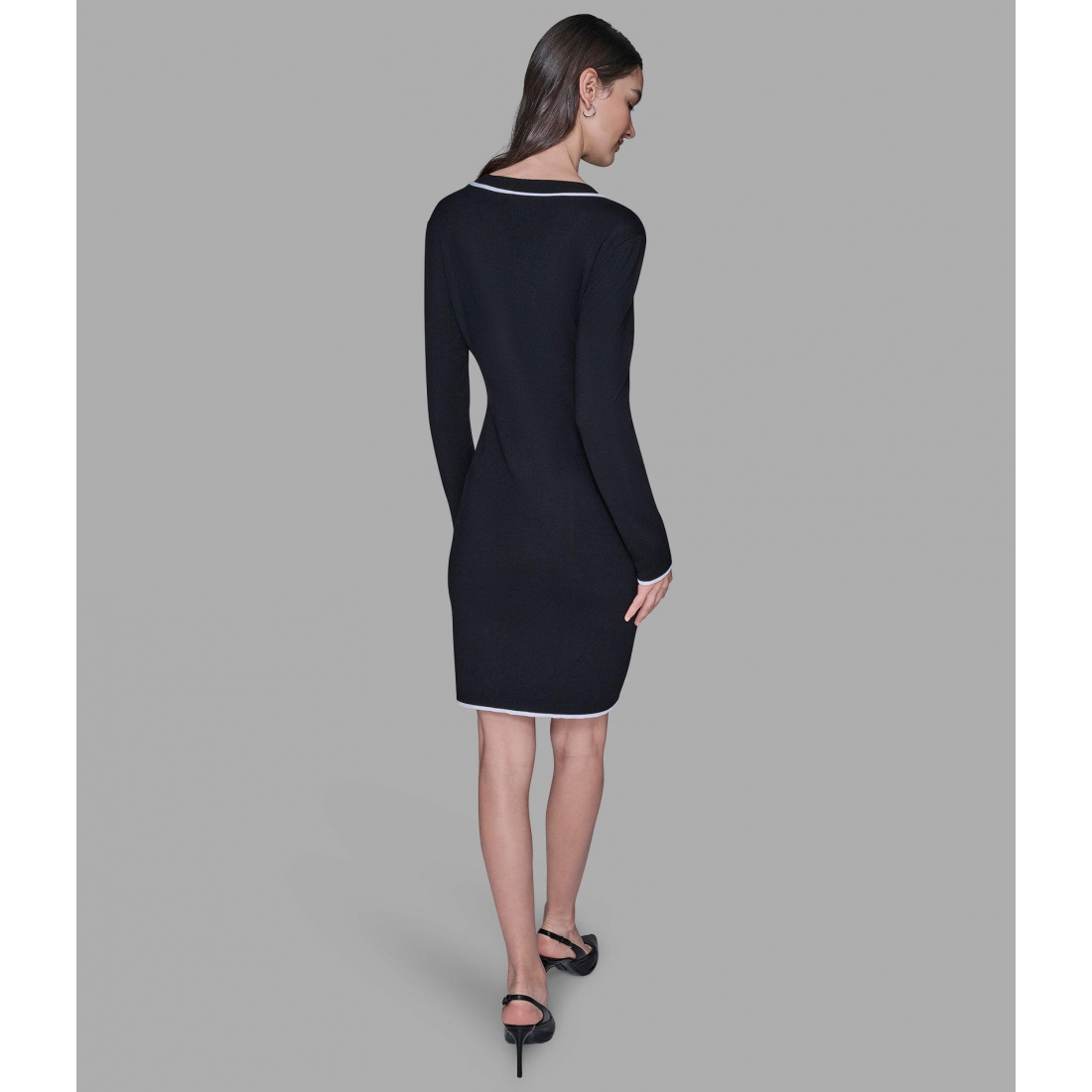 'Sweater Dress With Patch' pour Femmes
