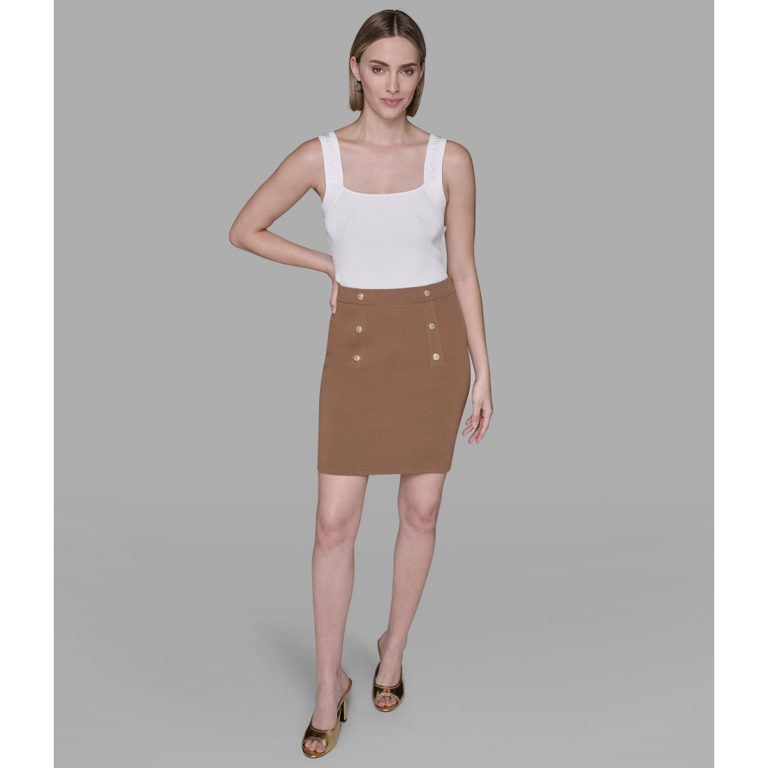'Co-Ord Mini Knit Skirt' pour Femmes