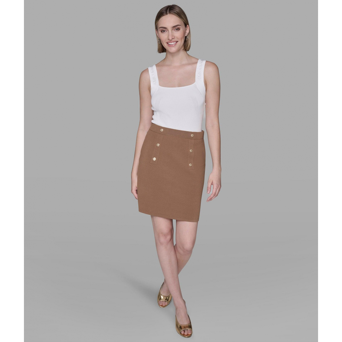 'Co-Ord Mini Knit Skirt' pour Femmes