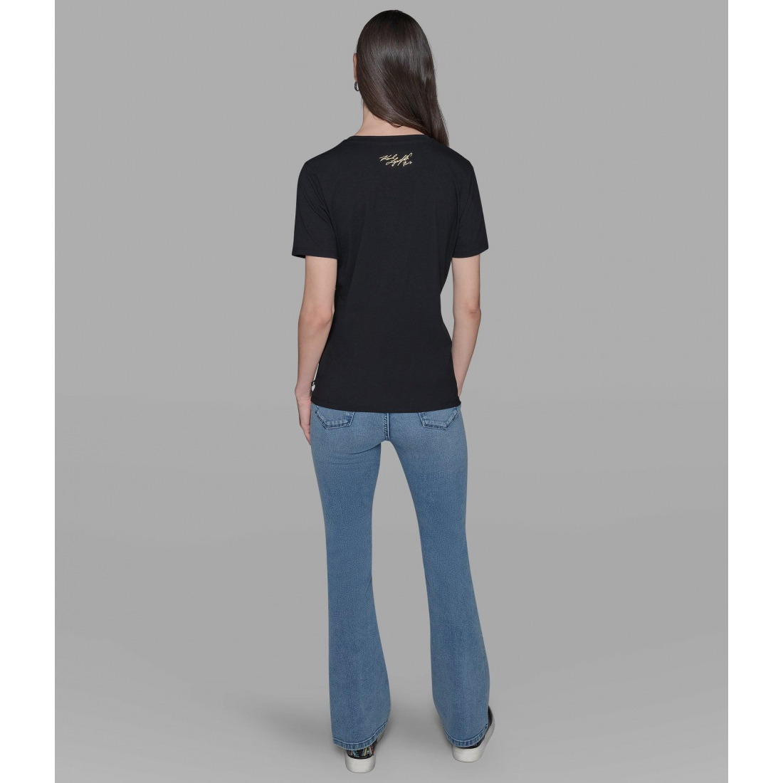 'Karl Rose Logo Tee' pour Femmes