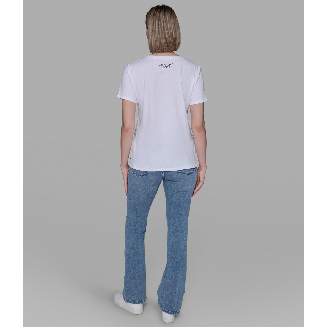 'Sequin Box Logo Tee' für Damen