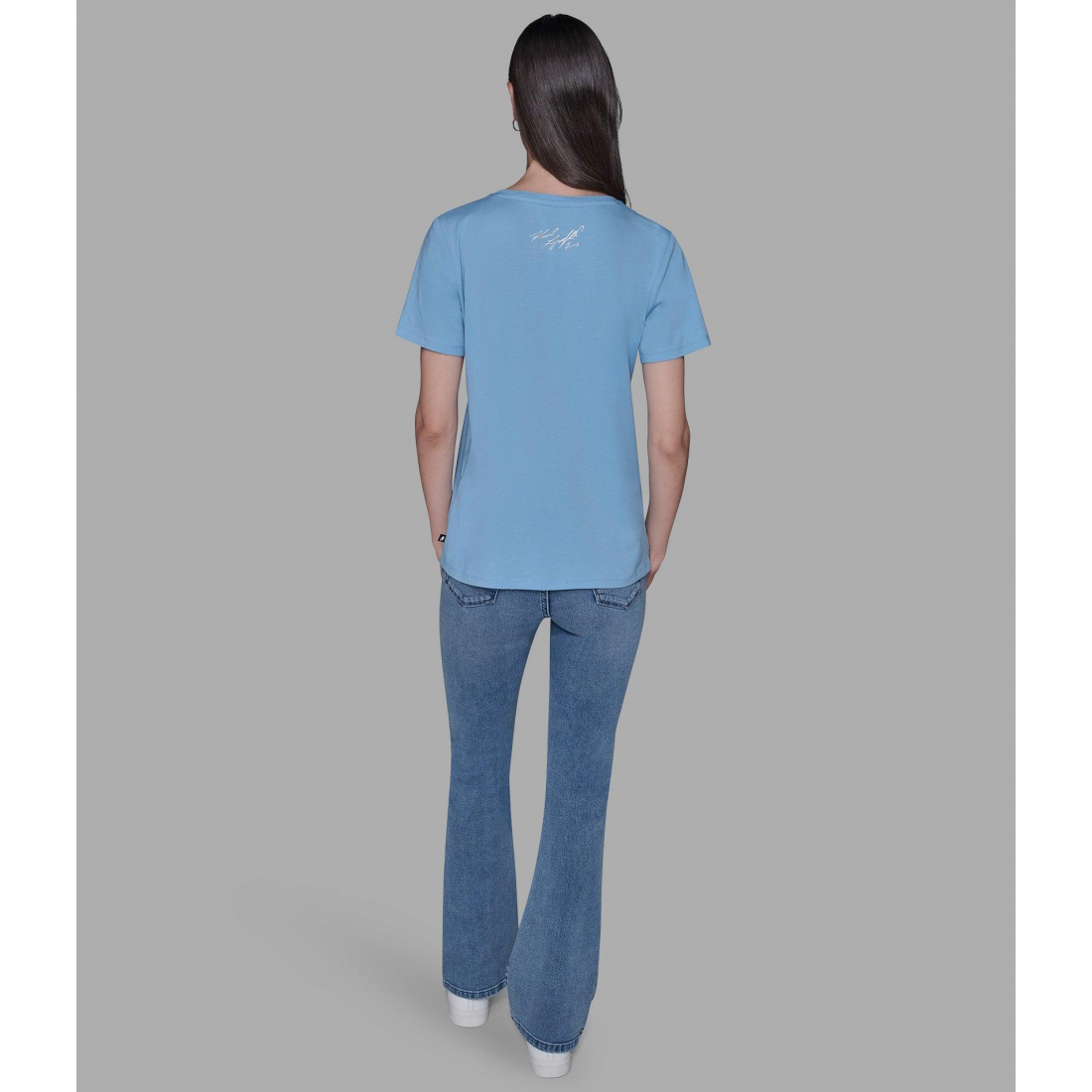 'Embellised Icons Tee - Blue' für Damen