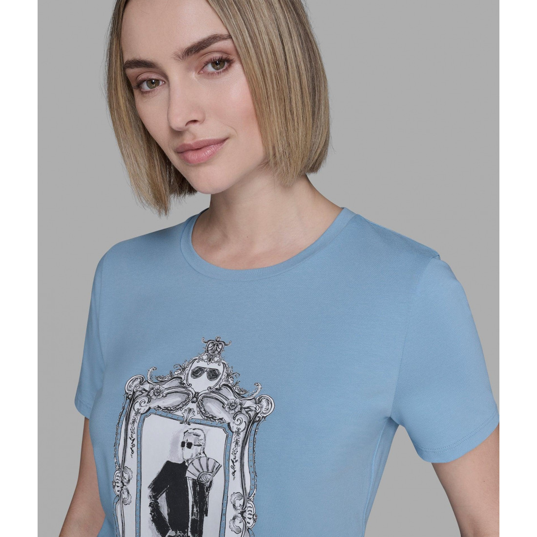 'Karl Illustration Tee' für Damen