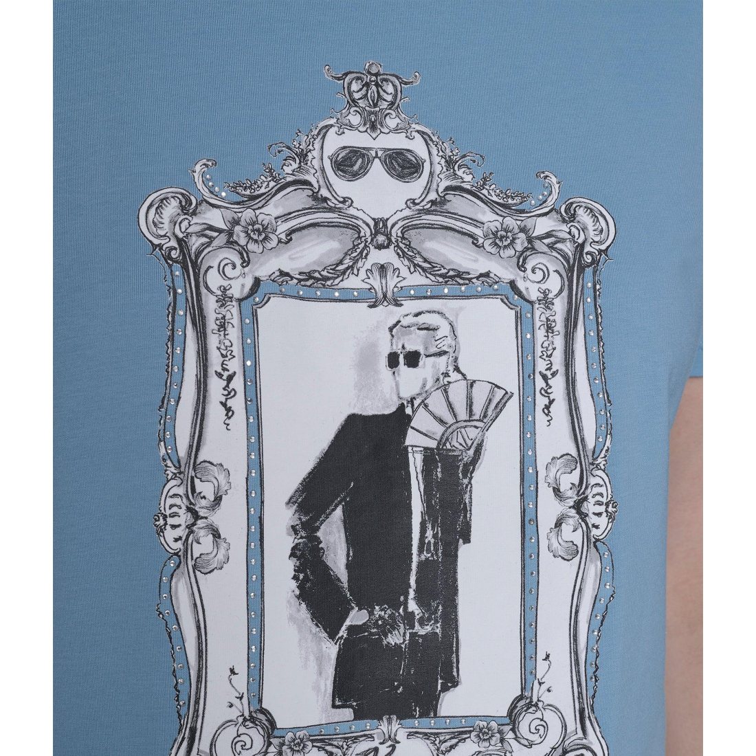 'Karl Illustration Tee' für Damen