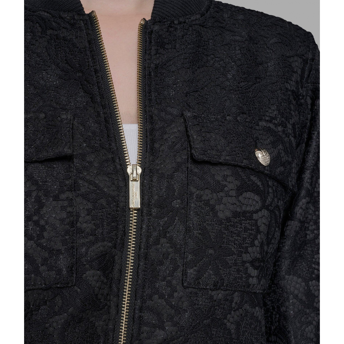 Women's 'Lace Scuba Bomber Jacket'