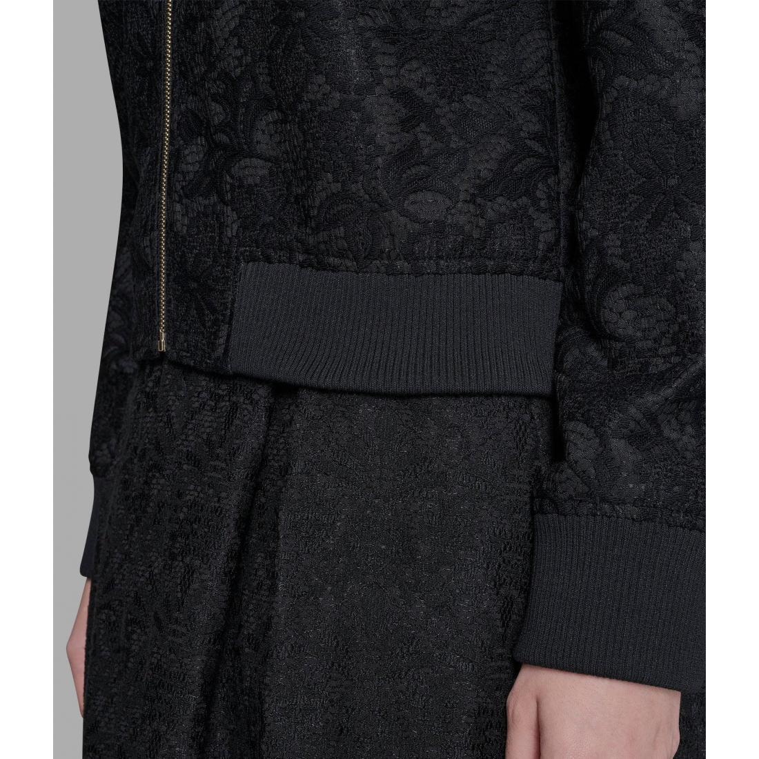 Women's 'Lace Scuba Bomber Jacket'