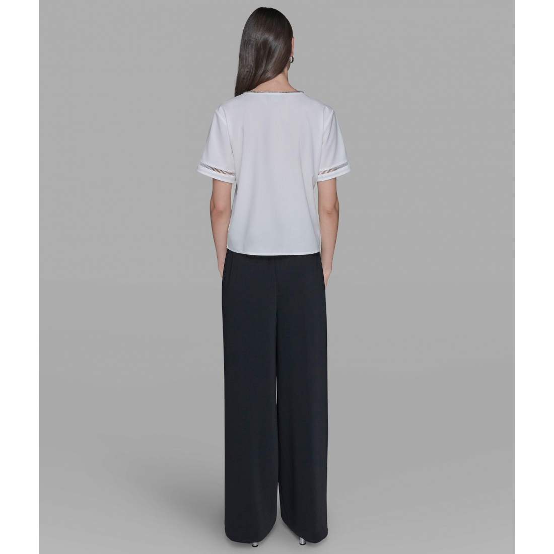 'Bow-Embellished Top' pour Femmes