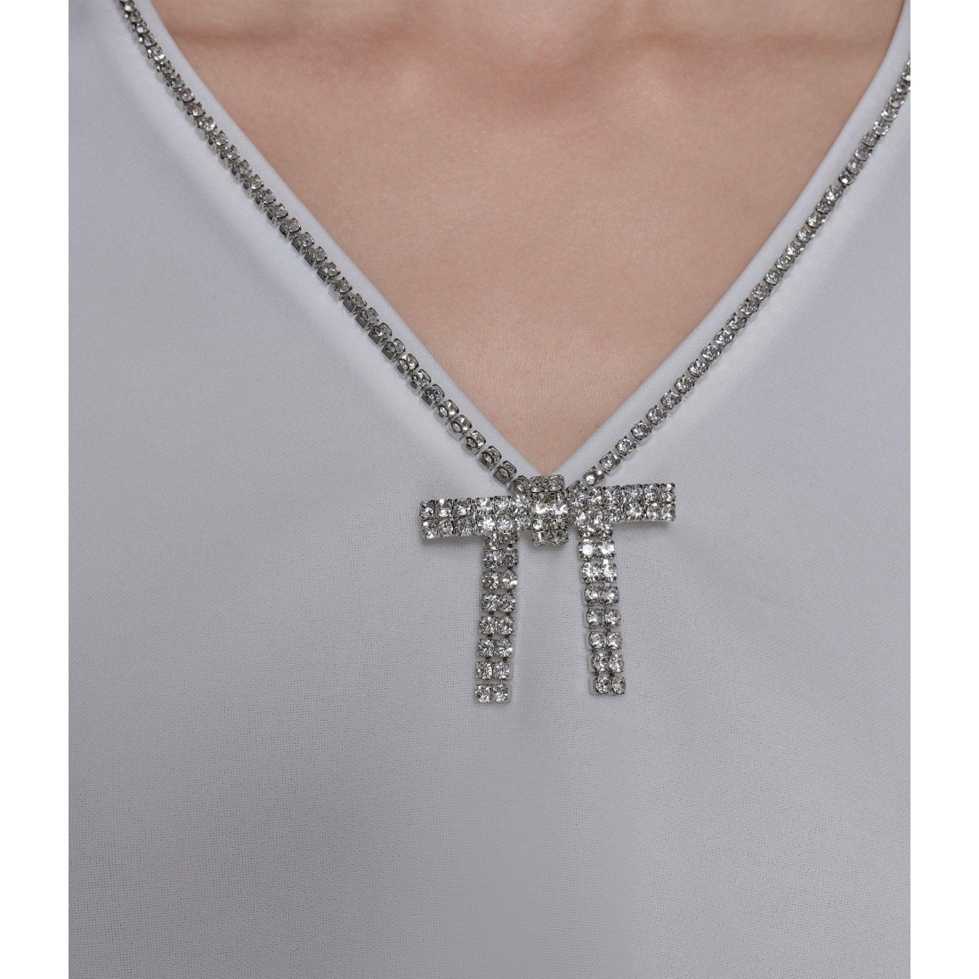 'Bow-Embellished Top' pour Femmes