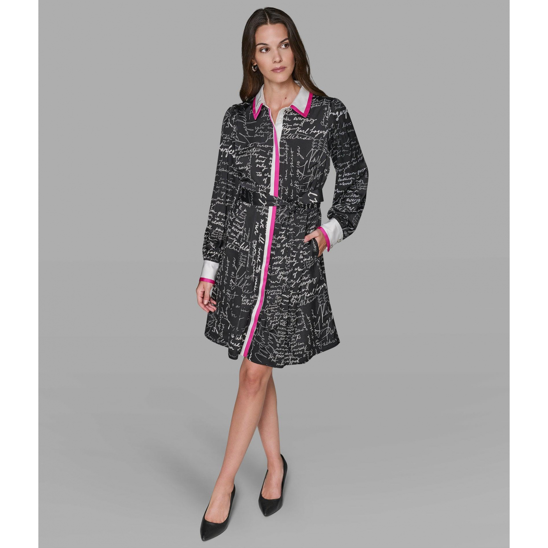 'Conversational Shirt Dress' für Damen