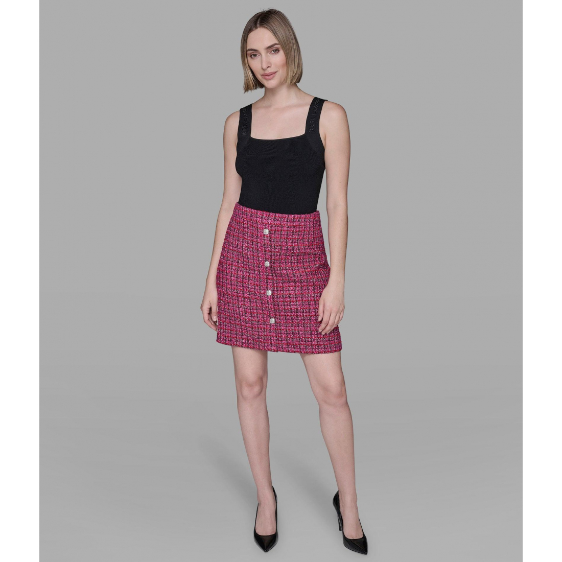 'Tweed Skirt' pour Femmes