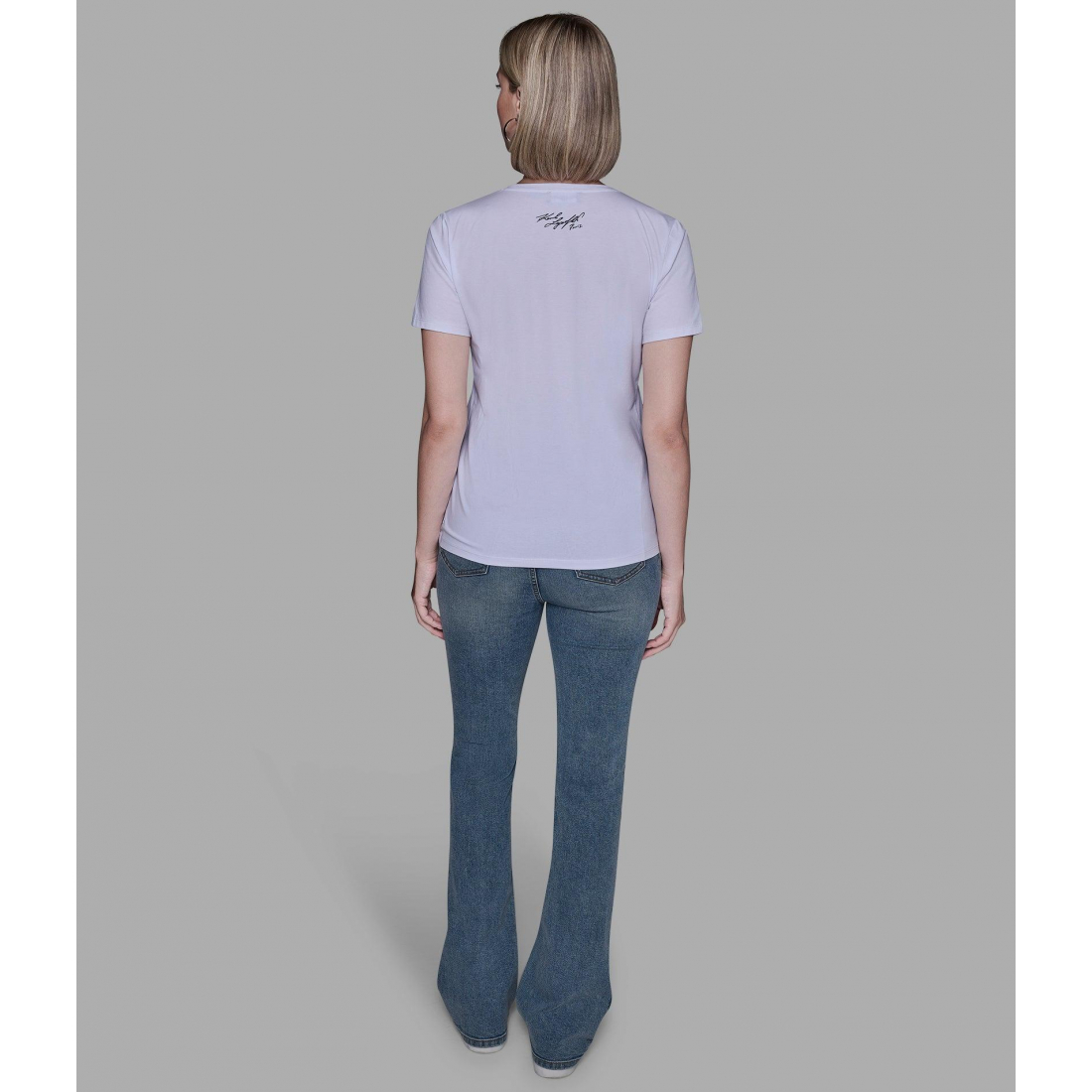 Women's 'Eiffel Tower Bow Tee'