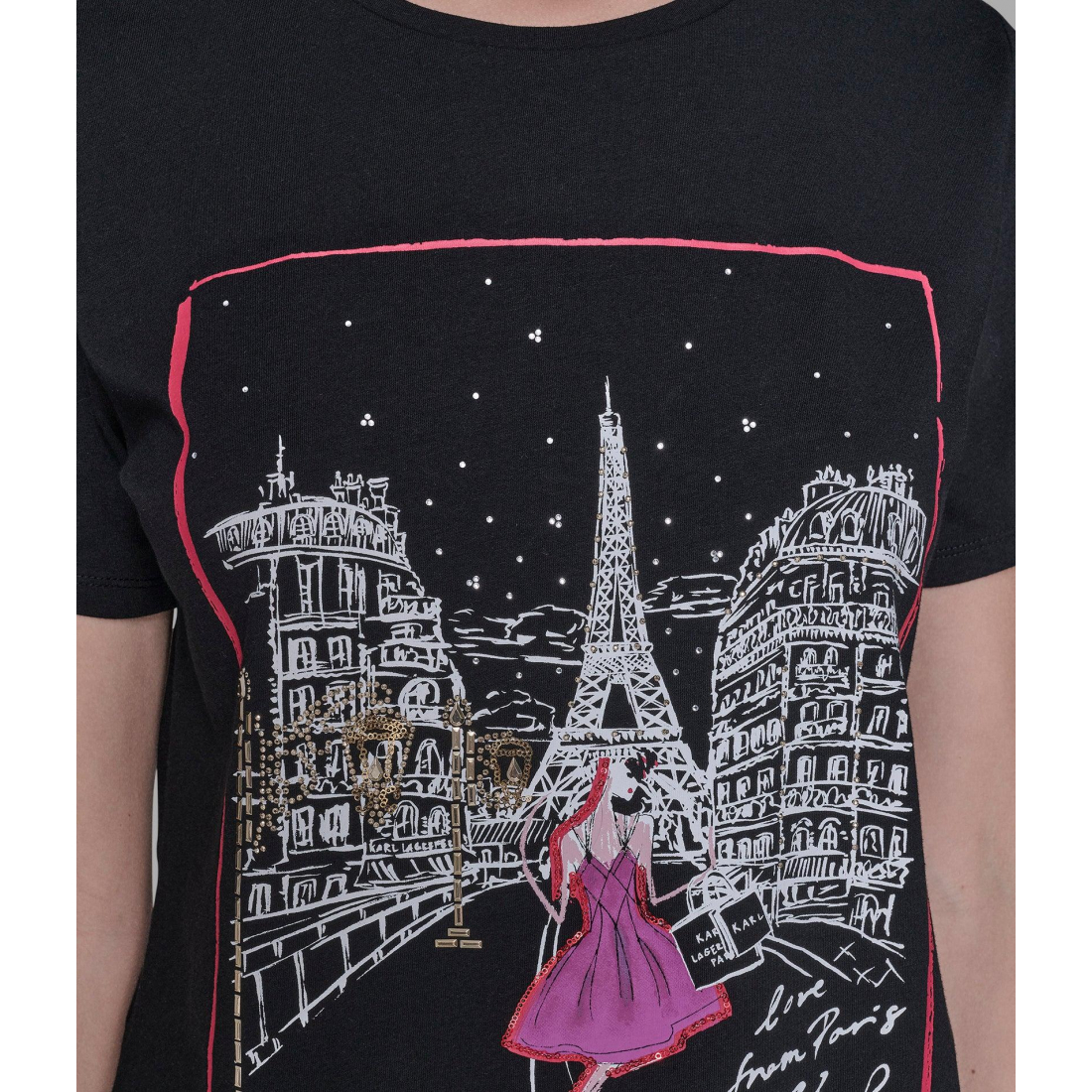 'Holidays In Paris Tee' pour Femmes