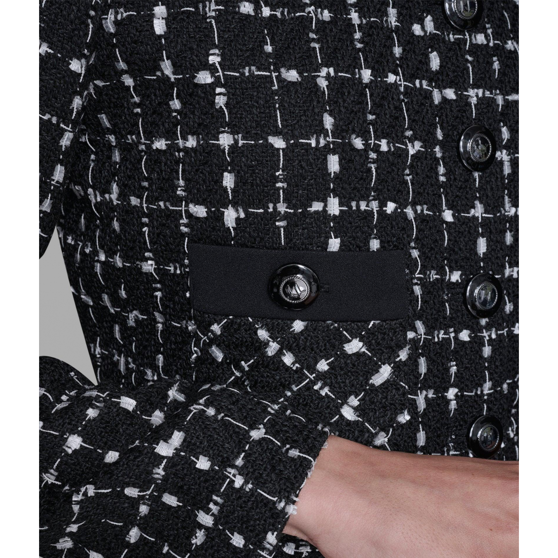 'Cropped Tweed Co-Ord Jacket' für Damen