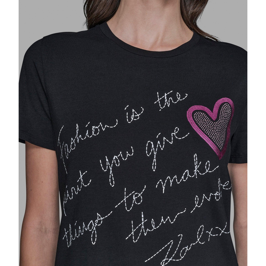 Women's 'Karl Quote Tee'
