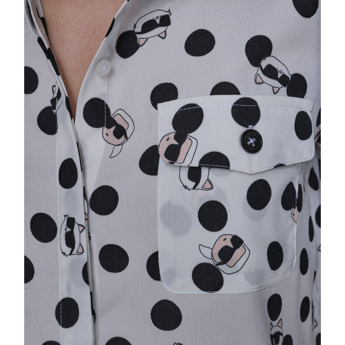 'Choupette And Karl Whimsy Blouse' für Damen