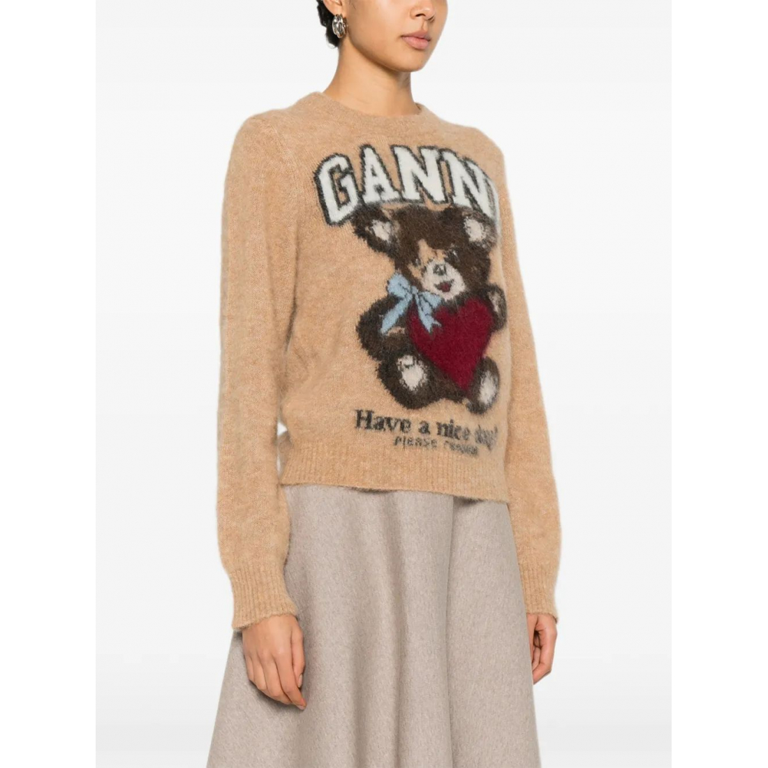 Pull 'Patterned-Jacquard' pour Femmes