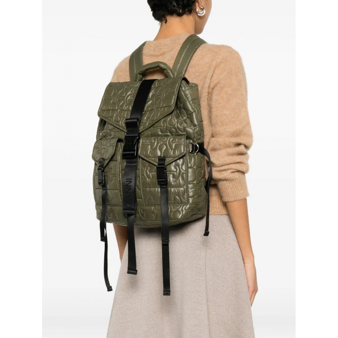 Sac à dos 'Quilted Flap-Pocket' pour Femmes