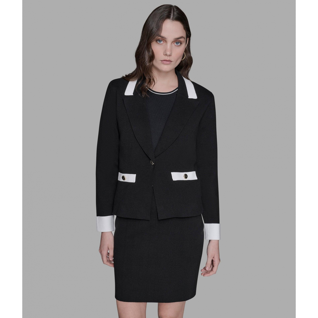 Women's 'Long Sleeve Knit Blazer'