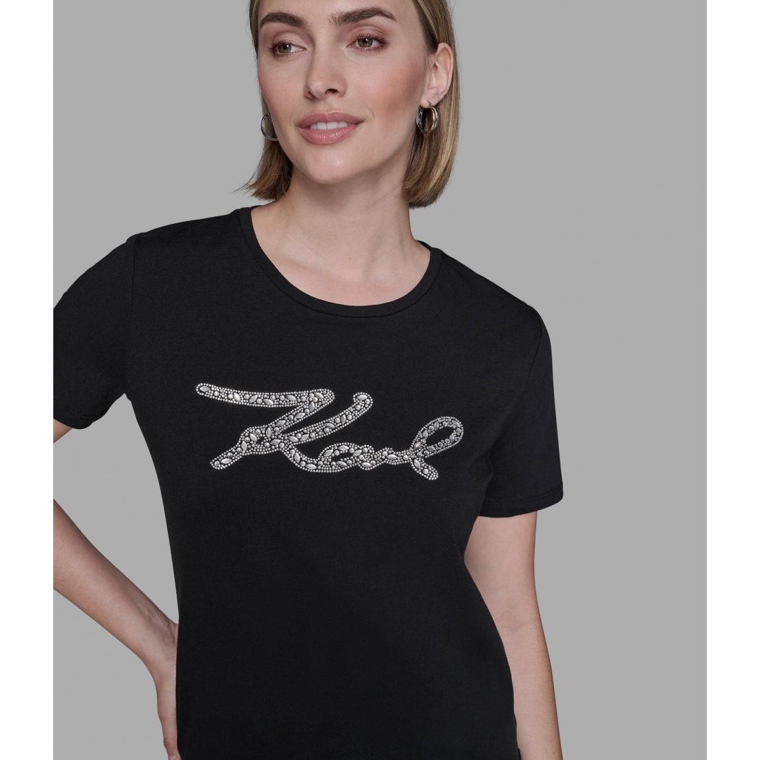 'Karl Script Tee' pour Femmes
