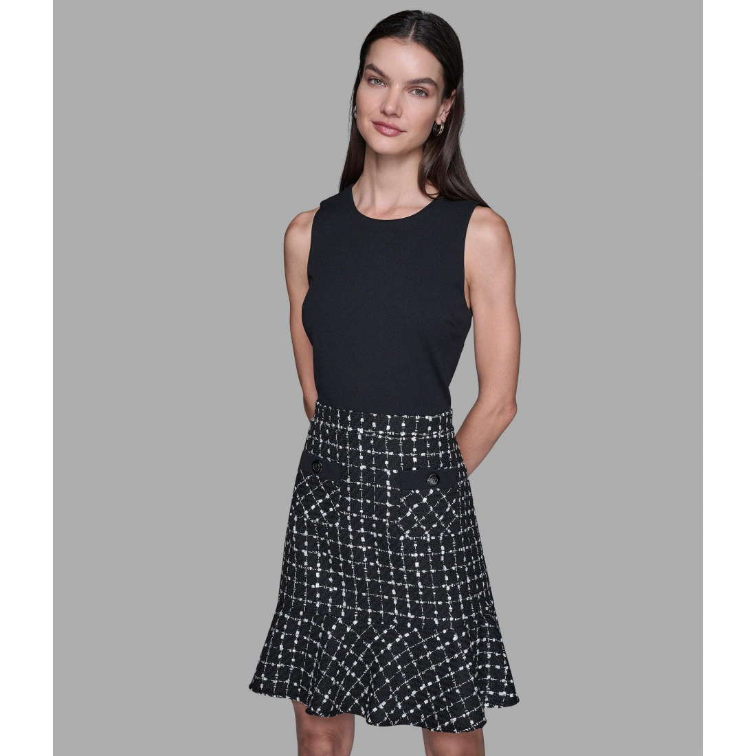 'Tweed Co-Ord Dress' pour Femmes