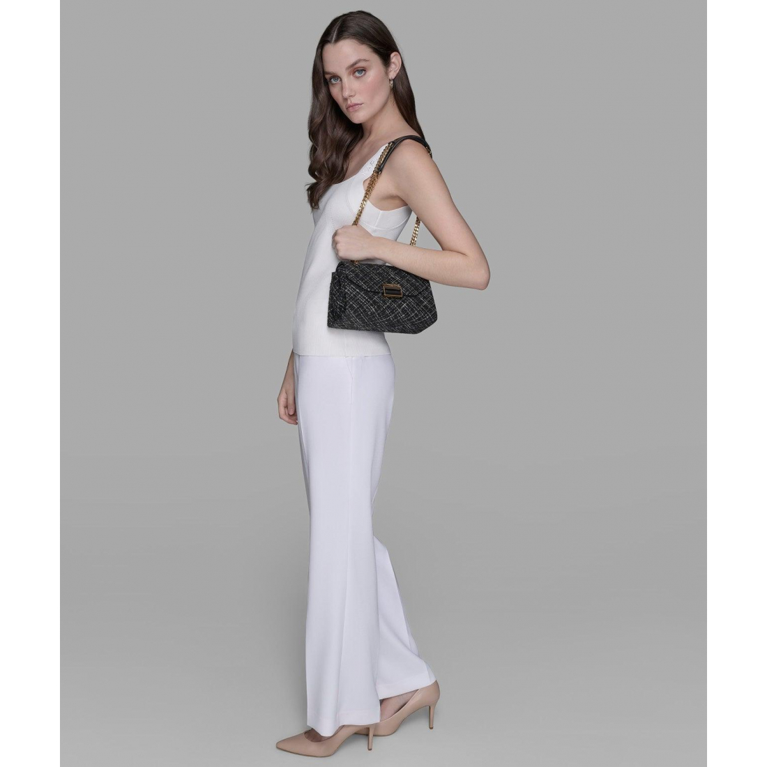 'Liana Tweed Shoulder Bag' für Damen