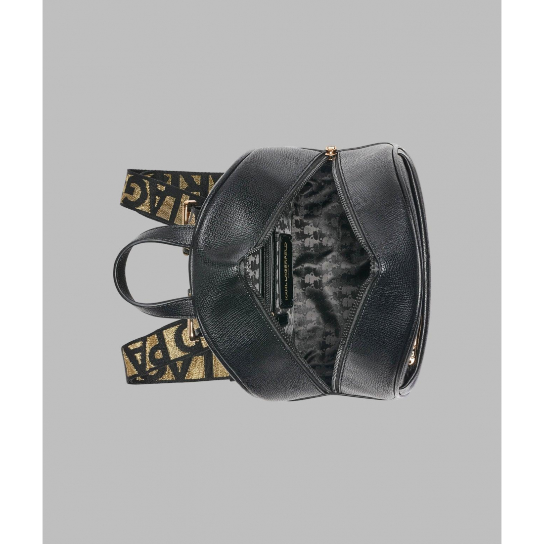 'Maybelle Backpack Black With White Logo' für Damen