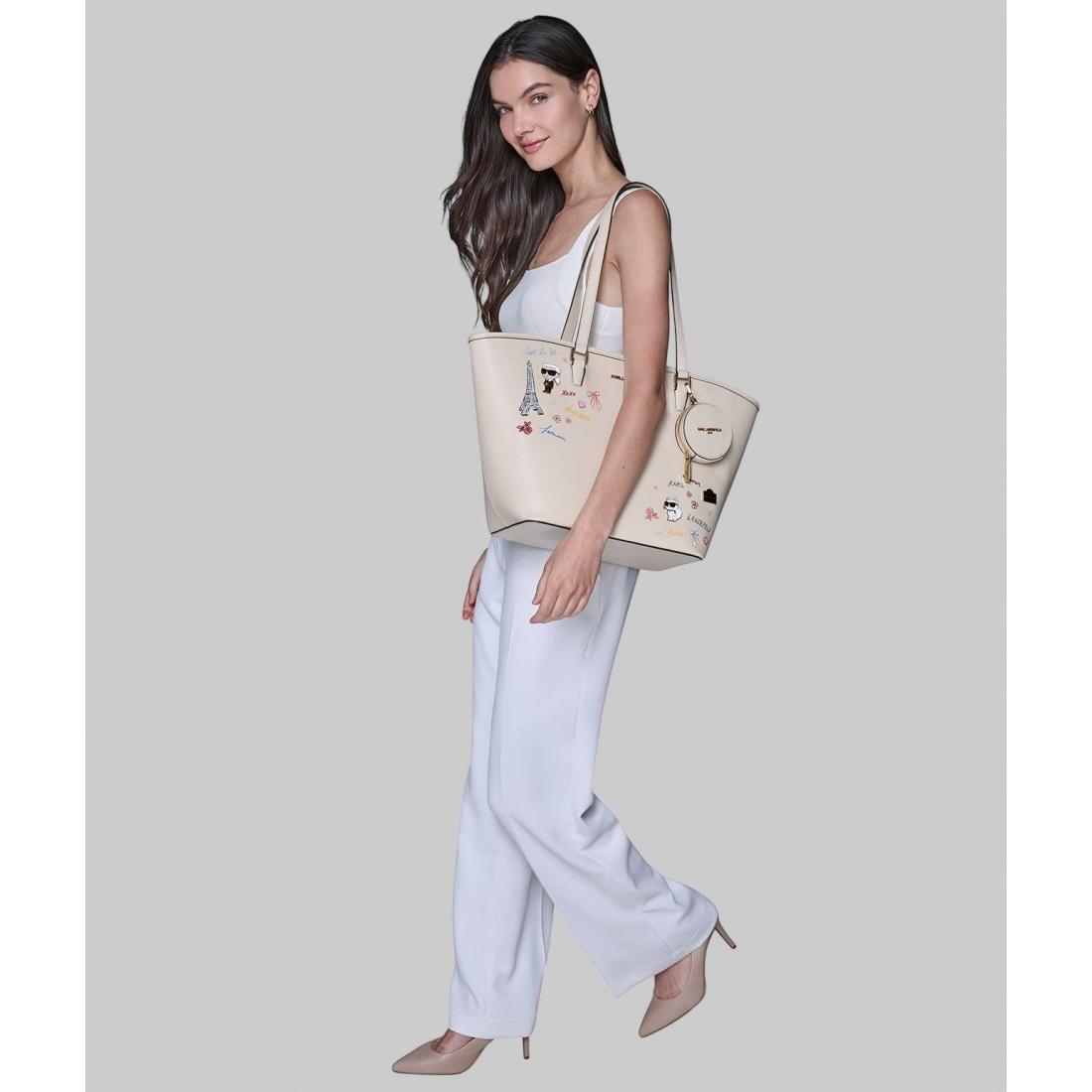 'Adele Tote With Karl Art' für Damen