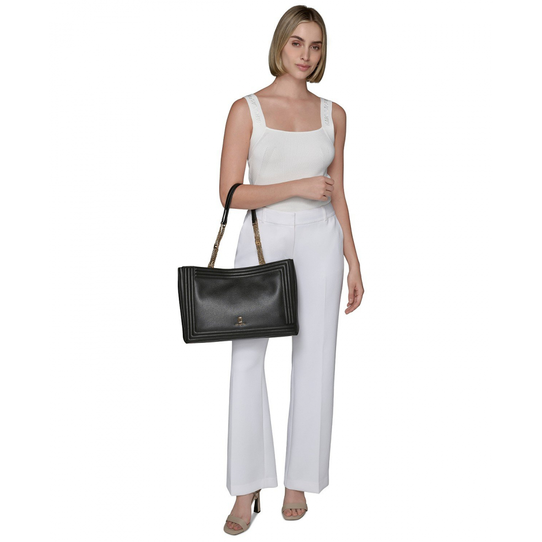 'Josephine Leather Tote Handbag' pour Femmes