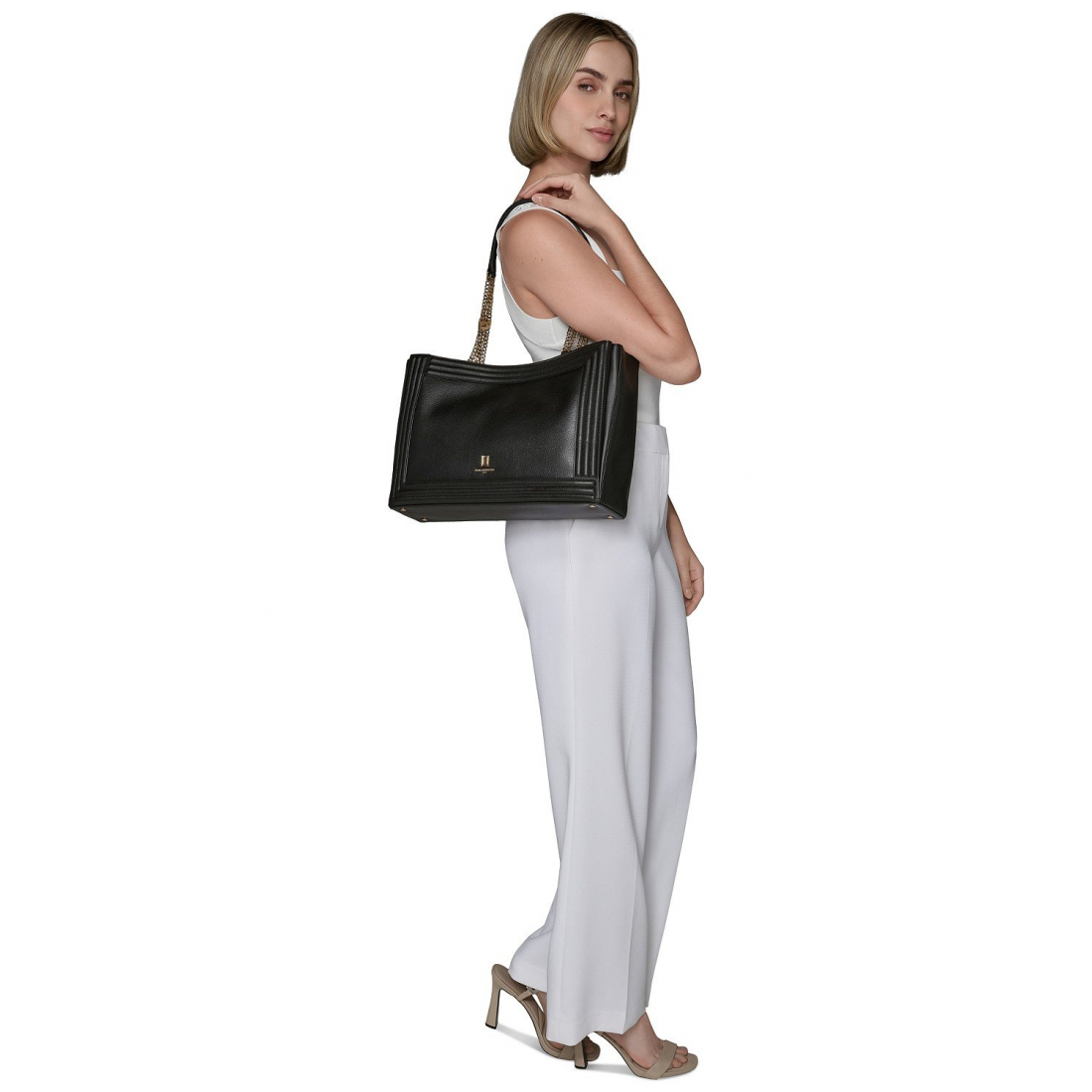 'Josephine Leather Tote Handbag' pour Femmes