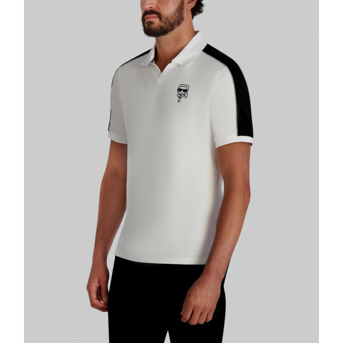 'Jonny Collar Polo With Floating Karl Head' für Herren