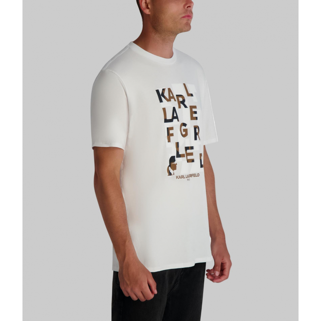 'Karl Stacked Logo Tee' für Herren