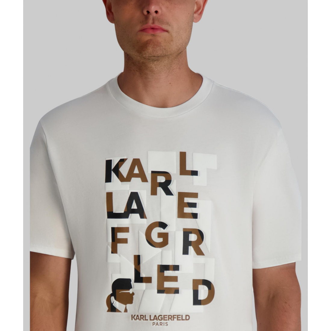 'Karl Stacked Logo Tee' für Herren