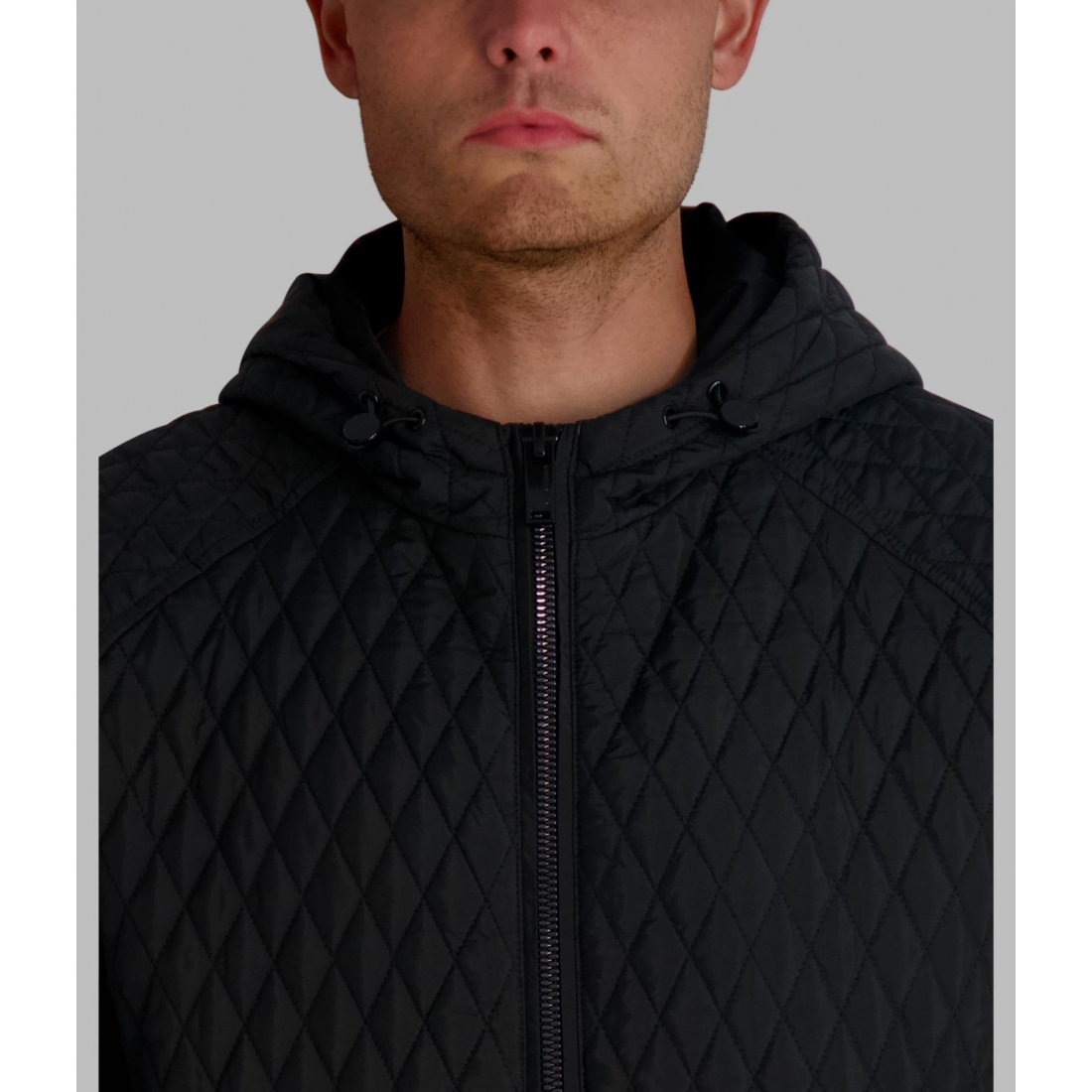 Men's 'Hooded Quilted Bomber Jacket'