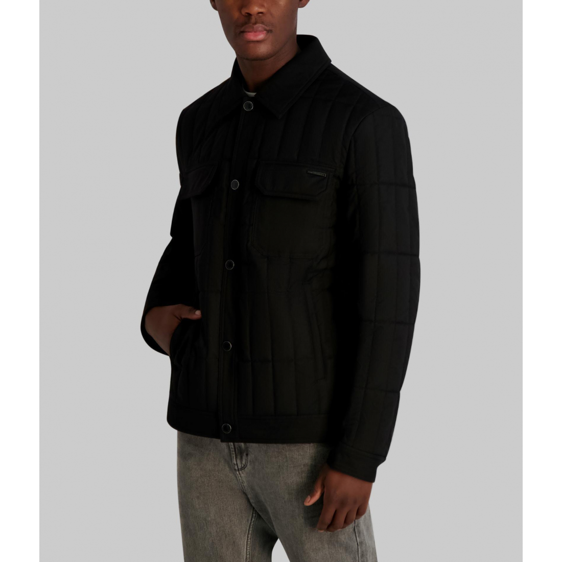 'Quilted Shirt Jacket' für Herren