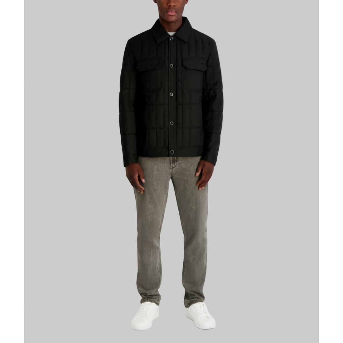 'Quilted Shirt Jacket' für Herren