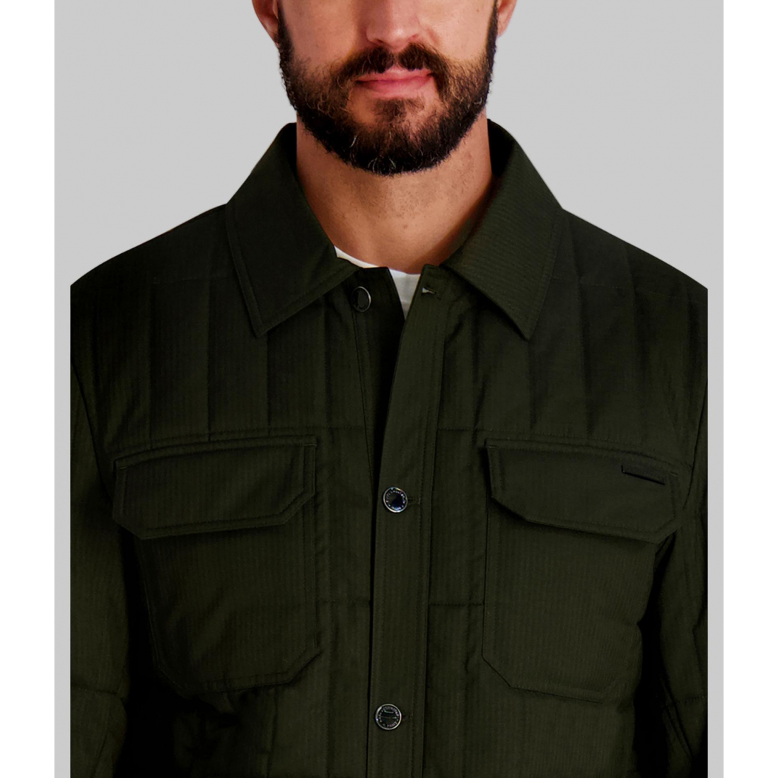 'Quilted Shirt Jacket' für Herren