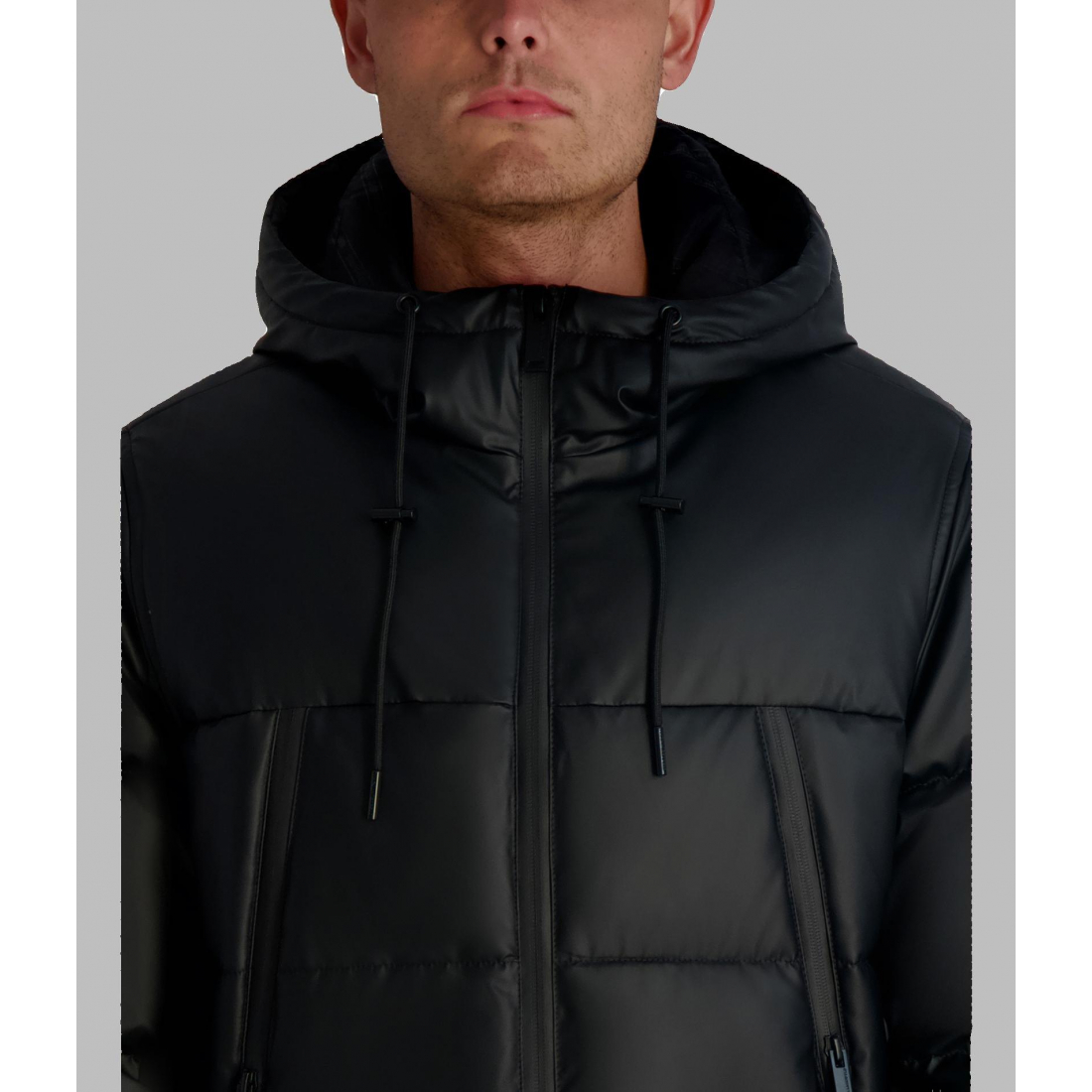 Men's 'Mid Weight Hooded Puffer With Pockets'