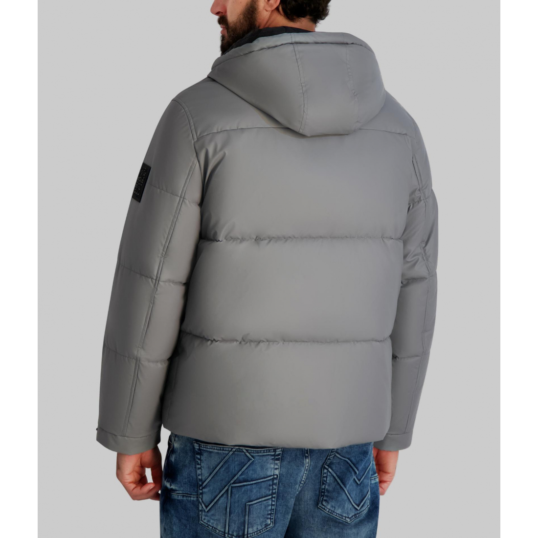 'Mid Weight Hooded Puffer With Pockets' für Herren